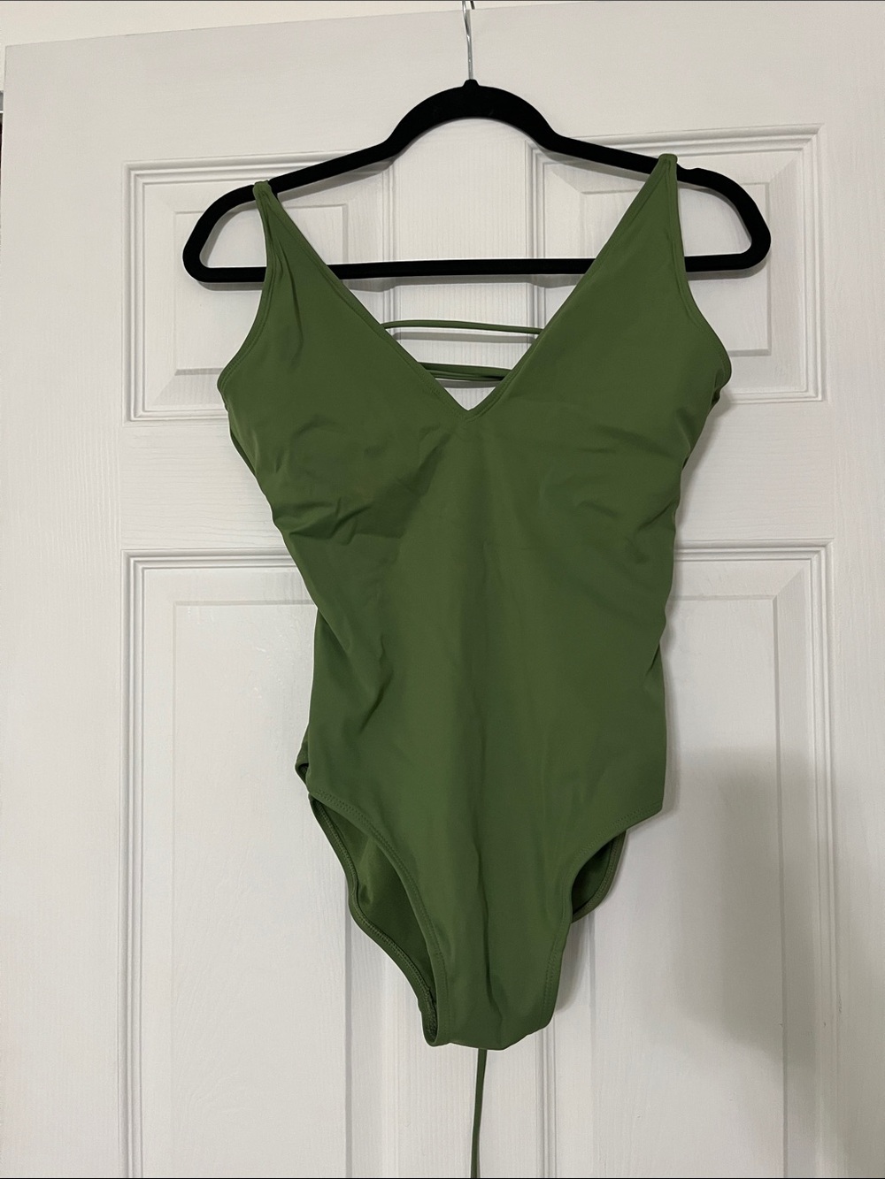 TA3 green swimsuit